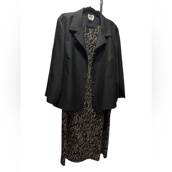 Leslie Fay dress set(2pcs) women’s petite size 22WP - Picture 3 of 12